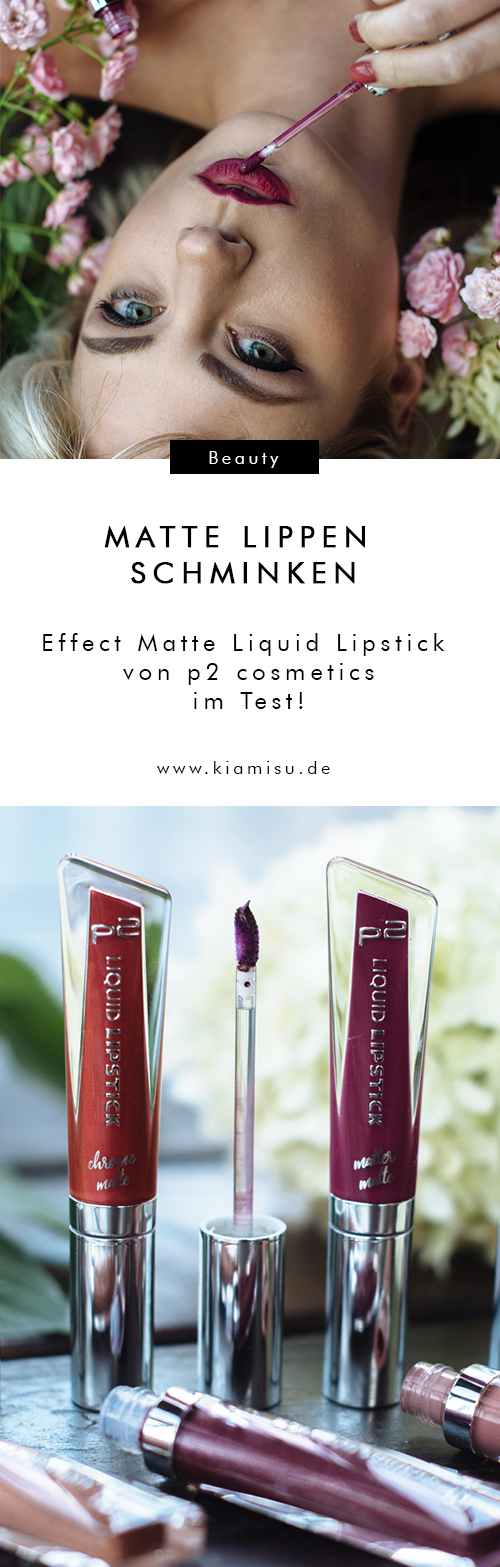 Effect Matte Liquid Lipstick von p2 cosmetics im Test inkl. Tragebildern!